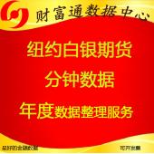 美纽约交易所ag纽约白银期货高频历史1分钟一分钟五分钟数据