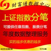 上证指SH000001分笔TICK高频历史数据每年