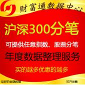 SH000300沪深300指数TICK分笔高频历史数据