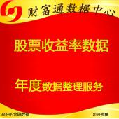 沪深a股指数上市公司日收益率历史每年数据