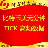比特币美元一分钟1分钟5分钟历史数据数据每年