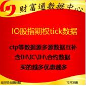 IO股指期权Level2高频历史分笔快照五档tick每年数据